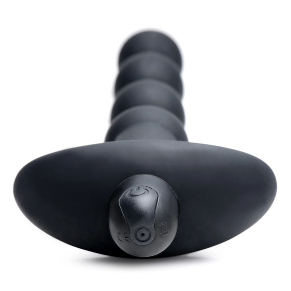 Черные анальные бусы с вибрацией и пультом ДУ 28X Remote Control Vibrating Silicone Anal Beads - 19 см. Черные анальные бусы с вибрацией и пультом ДУ 28X Remote Control Vibrating Silicone Anal Beads - 19 см.