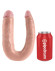 Телесный двусторонний фаллоимитатор U-Shaped Large Double Trouble - 44,4 см. Телесный двусторонний фаллоимитатор U-Shaped Large Double Trouble - 44,4 см.