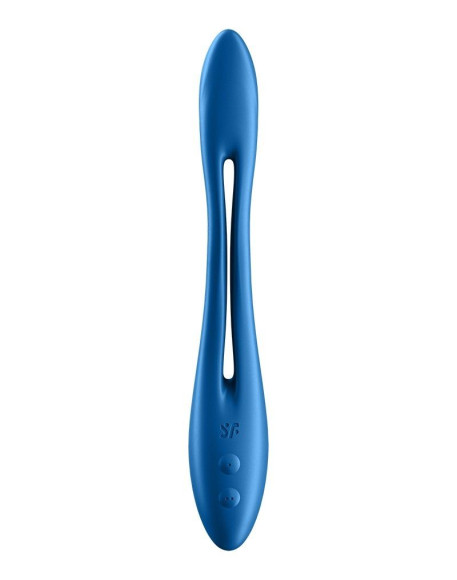Синий многофункциональный вибратор для пар Satisfyer Elastic Game Синий многофункциональный вибратор для пар Satisfyer Elastic Game