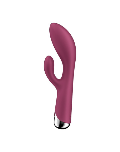 Малиновый вибратор-кролик Spinning Rabbit 1 с ротацией - 20 см. Малиновый вибратор-кролик Spinning Rabbit 1 с ротацией - 20 см.