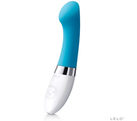 Голубой вибромассажёр Gigi 2 Turquoise Blue Голубой вибромассажёр Gigi 2 Turquoise Blue