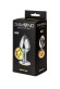 Большая серебристая анальная пробка Diamond Yellow Sparkle Large с жёлтым кристаллом - 8 см. Большая серебристая анальная пробка Diamond Yellow Sparkle Large с жёлтым кристаллом - 8 см.