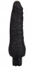 Чёрный вибратор-реалистик Realistic Skin Vibrator Small - 16,3 см.