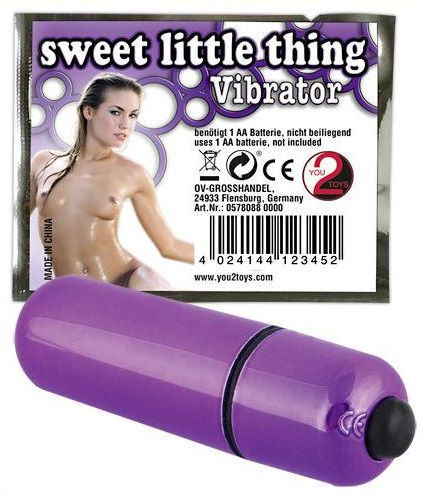 Фиолетовая вибропуля Sweet Little Thing - 7 см. Фиолетовая вибропуля Sweet Little Thing - 7 см.