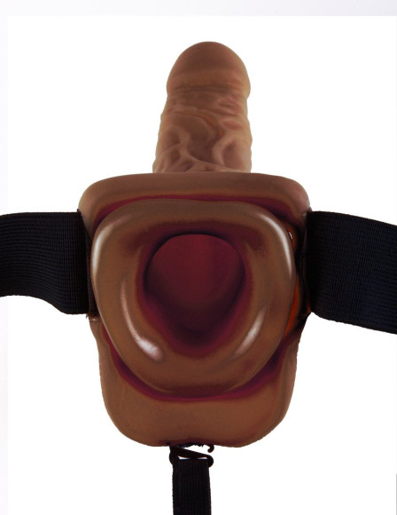 Полый мужской фаллопротез Hollow Strap-On with Balls - 24 см. Полый мужской фаллопротез Hollow Strap-On with Balls - 24 см.