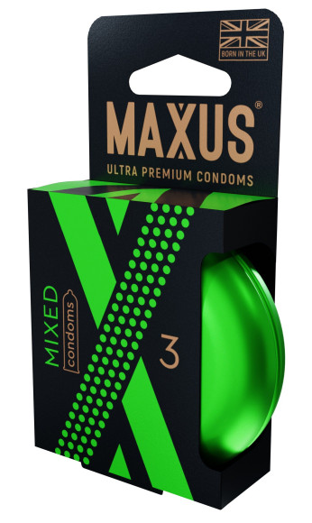 Презервативы в железном кейсе MAXUS Mixed - 3 шт. Презервативы в железном кейсе MAXUS Mixed - 3 шт.