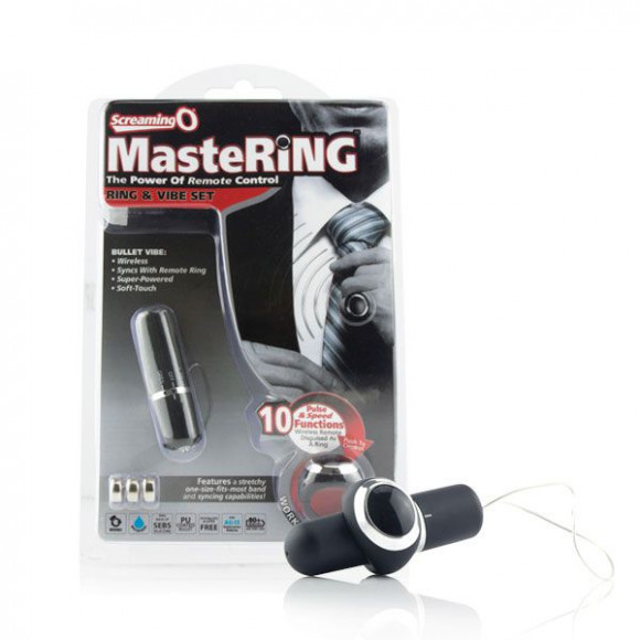 Вибропуля с перстнем-контроллером Mastering