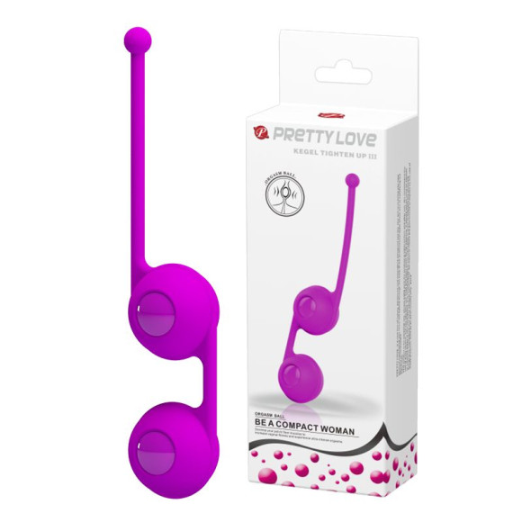Лиловые вагинальные шарики Kegel Tighten Up III Лиловые вагинальные шарики Kegel Tighten Up III