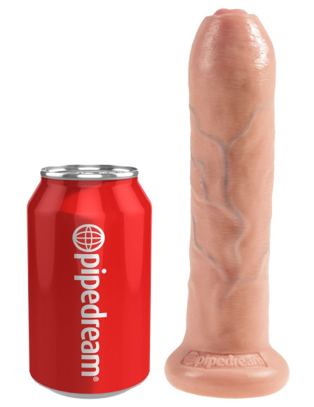 Телесный необрезанный фаллоимитатор на присоске 7 Uncut Cock - 19,1 см. Телесный необрезанный фаллоимитатор на присоске 7 Uncut Cock - 19,1 см.