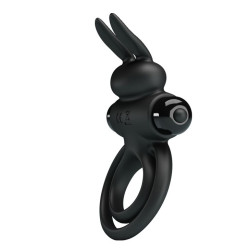 Черное эрекционное кольцо с вибростимуляцией клитора Vibrant Penis Ring III Черное эрекционное кольцо с вибростимуляцией клитора Vibrant Penis Ring III