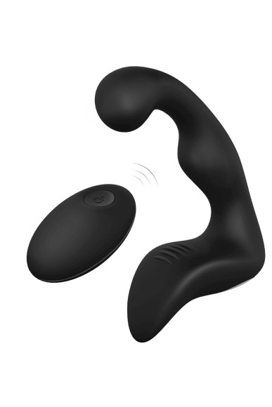 Черный вибромассажер простаты REMOTE BOOTY PLEASER Черный вибромассажер простаты REMOTE BOOTY PLEASER