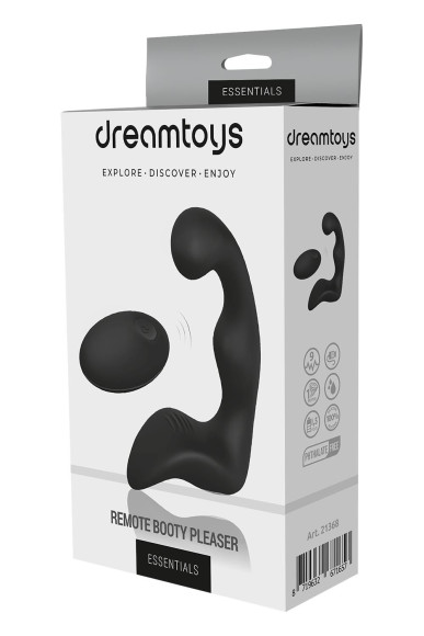 Черный вибромассажер простаты REMOTE BOOTY PLEASER Черный вибромассажер простаты REMOTE BOOTY PLEASER