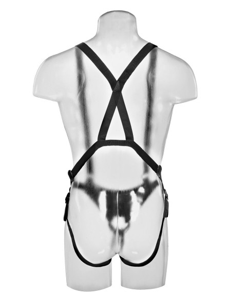 Страпон-система с телесной насадкой 10 Hollow Strap-On Suspender System - 25 см. Страпон-система с телесной насадкой 10 Hollow Strap-On Suspender System - 25 см.
