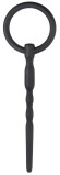 Черный уретральный плаг Silicone Penis Plug With Pull Ring - 13,5 см. Черный уретральный плаг Silicone Penis Plug With Pull Ring - 13,5 см.