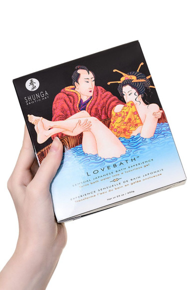 Соль для ванны Lovebath Ocean temptation, превращающая воду в гель - 650 гр. Соль для ванны Lovebath Ocean temptation, превращающая воду в гель - 650 гр.