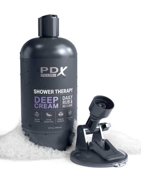 Мастурбатор в бутылке Shower Therapy Deep Cream Мастурбатор в бутылке Shower Therapy Deep Cream