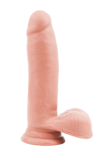Телесный фаллоимитатор-реалистик Dual Density Dildo - 17,5 см. Телесный фаллоимитатор-реалистик Dual Density Dildo - 17,5 см.