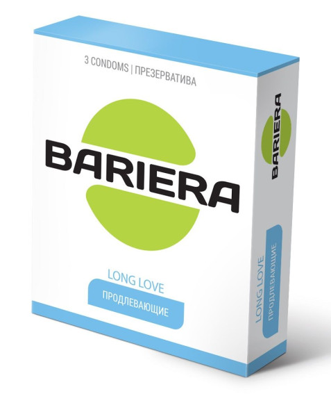 Продлевающие презервативы Bariera Long Love - 3 шт. Продлевающие презервативы Bariera Long Love - 3 шт.