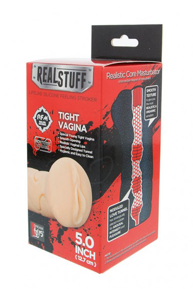 Телесный мастурбатор-вагина REALSTUFF TIGHT VAGINA
