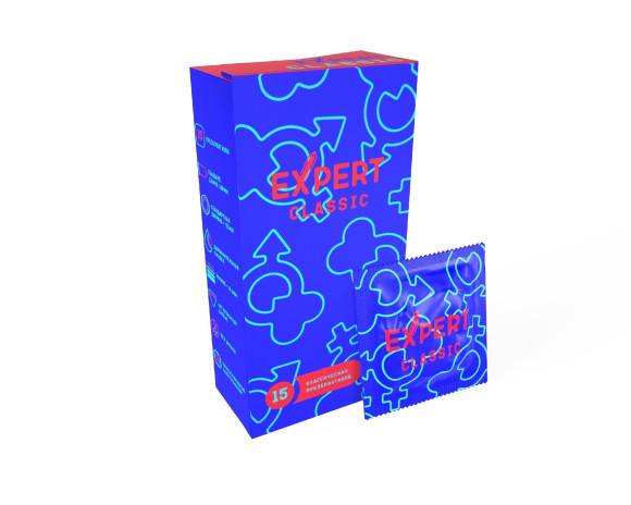 Классические презервативы Expert Classic - 15 шт. Классические презервативы Expert Classic - 15 шт.