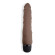 Коричневый вибромассажер 7  Realistic Vibrator - 20 см.