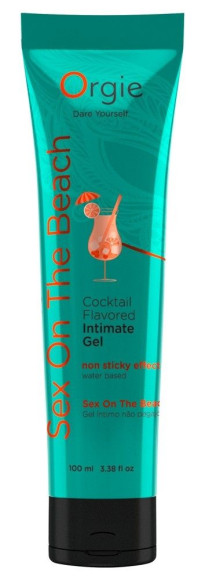 Съедобный интимный гель Orgie Lube Tube Cocktail Sex On The Beach - 100 мл. Съедобный интимный гель Orgie Lube Tube Cocktail Sex On The Beach - 100 мл.