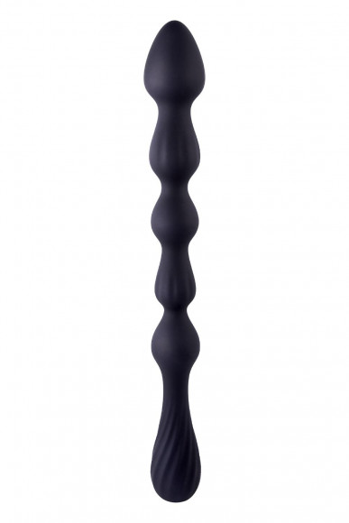 Черная анальная цепочка Hunter Beads - 26,7 см. Черная анальная цепочка Hunter Beads - 26,7 см.