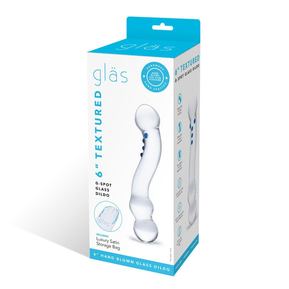 Изогнутый стеклянный стимулятор G-точки Curved G-Spot - 15,2 см. Изогнутый стеклянный стимулятор G-точки Curved G-Spot - 15,2 см.