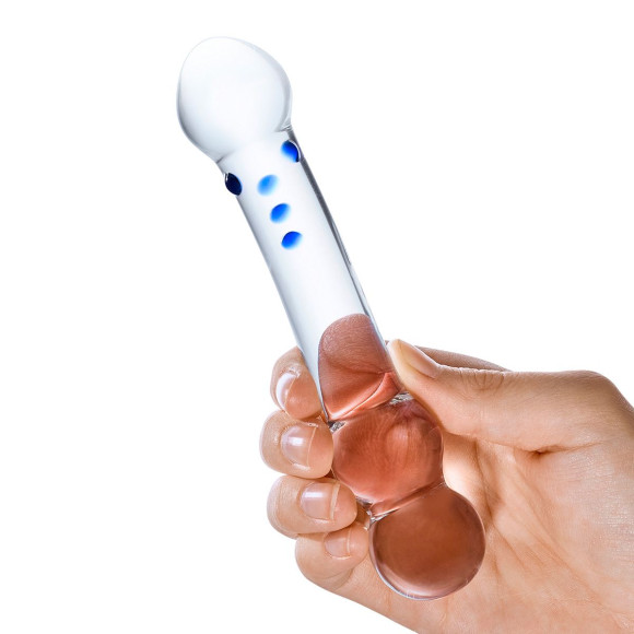 Изогнутый стеклянный стимулятор G-точки Curved G-Spot - 15,2 см. Изогнутый стеклянный стимулятор G-точки Curved G-Spot - 15,2 см.