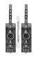 Черные наручники из толстой натуральной кожи с люверсами Черные наручники из толстой натуральной кожи с люверсами