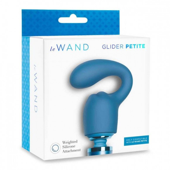 Синяя насадка Glider для вибратора Le Wand Petite Синяя насадка Glider для вибратора Le Wand Petite