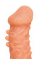 Телесная закрытая насадка с шершавой головкой Cock Sleeve 007 Size M - 15,6 см. Телесная закрытая насадка с шершавой головкой Cock Sleeve 007 Size M - 15,6 см.