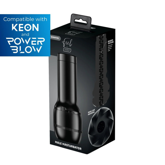 Черный мастурбатор FeelSensation Stroker