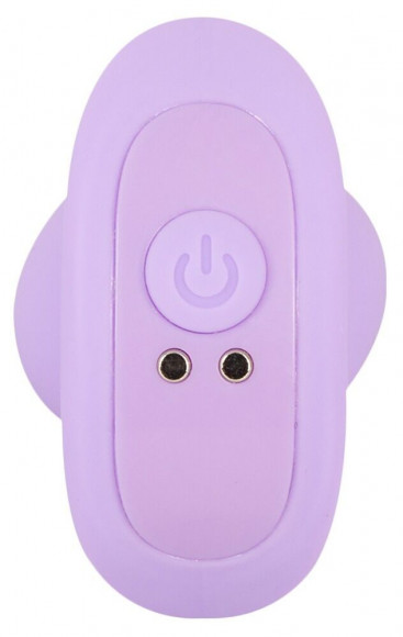 Сиреневая анальная пробка с вибрацией Cuties Vibrating Mini Butt Plug - 8 см.