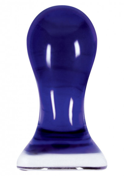Cиний стеклянный анальный стимулятор Crystal Pops Large - 10,1 см. Cиний стеклянный анальный стимулятор Crystal Pops Large - 10,1 см.
