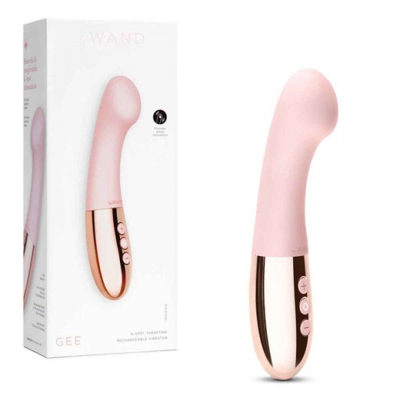 Розовый стимулятор для точки G Le Wand GEE - 16,6 см. Розовый стимулятор для точки G Le Wand GEE - 16,6 см.