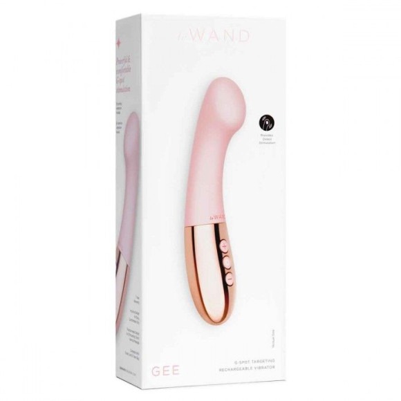 Розовый стимулятор для точки G Le Wand GEE - 16,6 см. Розовый стимулятор для точки G Le Wand GEE - 16,6 см.
