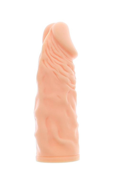 Телесная реалистичная насадка на пенис SUPER STRETCH EXTENDER 5.5INCH - 14 см. Телесная реалистичная насадка на пенис SUPER STRETCH EXTENDER 5.5INCH - 14 см.