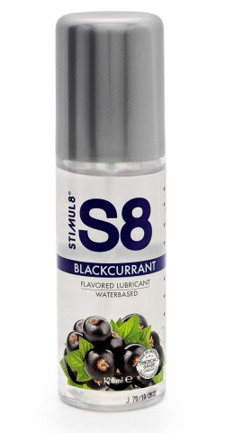 Смазка на водной основе S8 Flavored Lube со вкусом черной смородины - 125 мл. Смазка на водной основе S8 Flavored Lube со вкусом черной смородины - 125 мл.