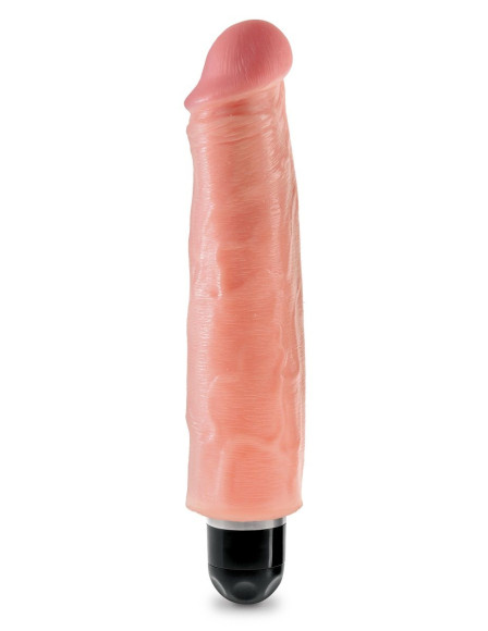 Телесный вибратор-реалистик 7 Vibrating Stiffy - 21,6 см. Телесный вибратор-реалистик 7 Vibrating Stiffy - 21,6 см.