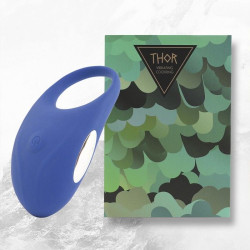 Синее кольцо с вибрацией Thor Cockring Синее кольцо с вибрацией Thor Cockring