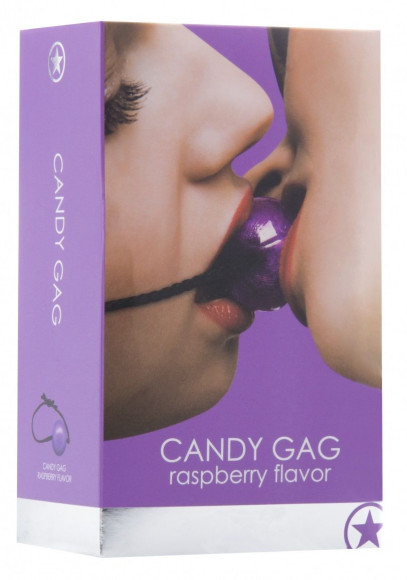 Съедобный фиолетовый кляп-шар Candy Gag Съедобный фиолетовый кляп-шар Candy Gag