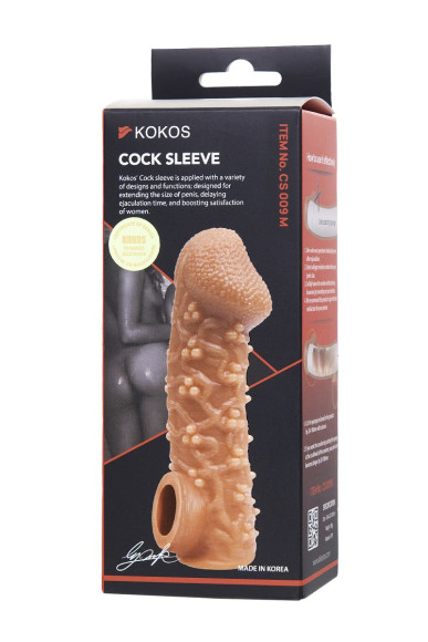 Телесная закрытая насадка с пучками шишечек Cock Sleeve 009 Size M - 15,6 см. Телесная закрытая насадка с пучками шишечек Cock Sleeve 009 Size M - 15,6 см.