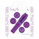 Фиолетовая виброракета с 4 насадками MULTI STIMULATOR CANDY PIE PURPLE PULSY Фиолетовая виброракета с 4 насадками MULTI STIMULATOR CANDY PIE PURPLE PULSY