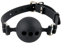 Силиконовый кляп-шар с отверстиями для дыхания Silicone Breathable Ball Gag Small Силиконовый кляп-шар с отверстиями для дыхания Silicone Breathable Ball Gag Small