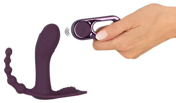 Фиолетовый вибратор для ношения в трусиках ARIVA RC Panty Vibrator Фиолетовый вибратор для ношения в трусиках ARIVA RC Panty Vibrator