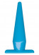 Голубая анальная пробка Funky Blue - 10,50 см. Голубая анальная пробка Funky Blue - 10,50 см.