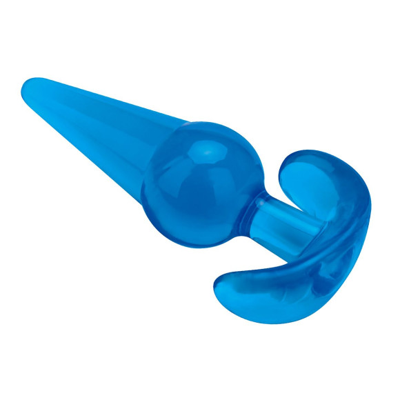 Голубая анальная пробка конической формы Medium Tapered Butt Plug - 12,7 см. Голубая анальная пробка конической формы Medium Tapered Butt Plug - 12,7 см.