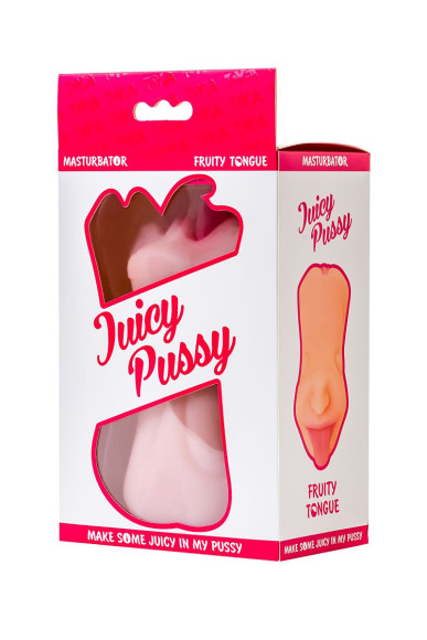 Телесный двусторонний мастурбатор Fruity Tongue - ротик и вагина Телесный двусторонний мастурбатор Fruity Tongue - ротик и вагина