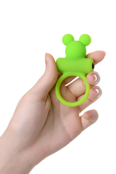Зеленое виброкольцо на пенис A-Toys Зеленое виброкольцо на пенис A-Toys